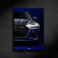 Audi RS6 – Exkluzivní LED Podsvícený Obraz | Wall Art