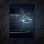 Audi RS6 – Exkluzivní LED Podsvícený Obraz | Wall Art
