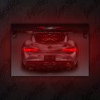 Toyota GR Supra – Exkluzivní LED Podsvícený Obraz | Wall Art