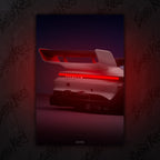 Porsche 911 GT3 R Rennsport – Exkluzivní LED Podsvícený Obraz | Wall Art
